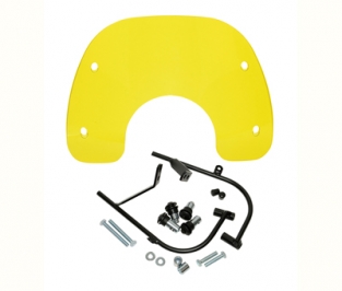 windscherm + bev. set laag fiddle geel