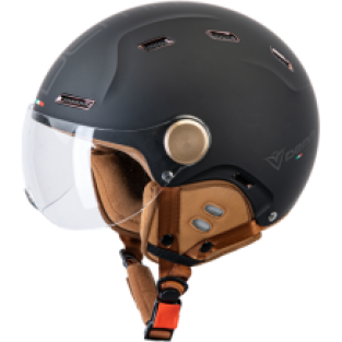 Demm Snorfiets helm Mat Zwart